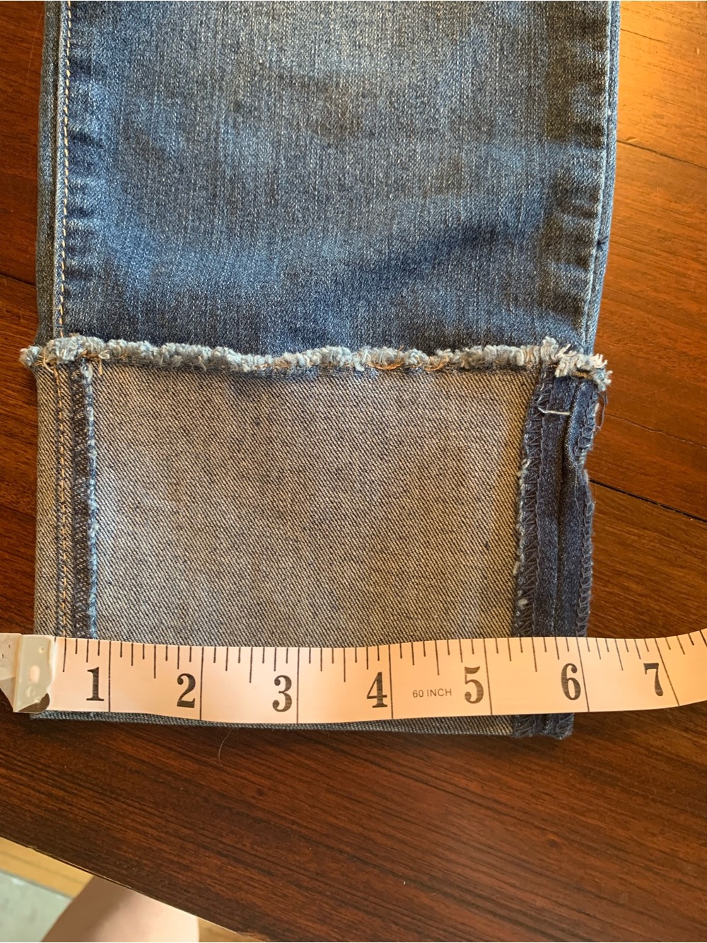1822 Denim “Taylor” Straight Leg Jeans | Size 10 | Mid-Rise Cuffed Ankle - Picture 10 of 11